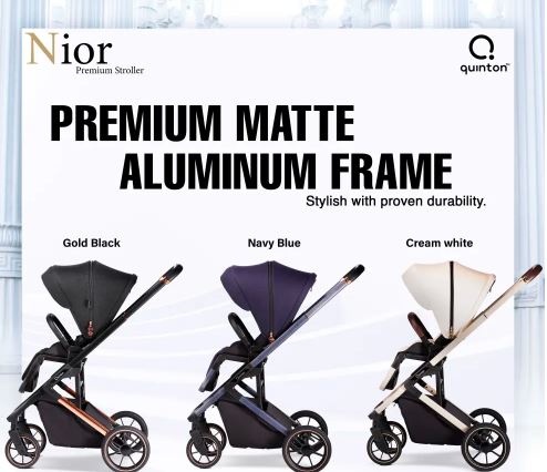 MOTHER'S DAY PROMO [ QUINTON ] NIOR STROLLER + 1 YEAR WARRANTY + FREE SILICONE BIB