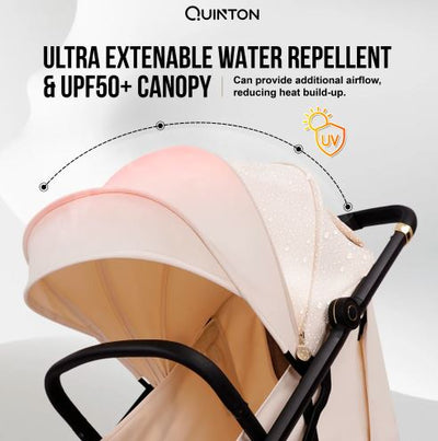 MOTHER'S DAY PROMO [ QUINTON ] ON THE GO STROLLER + 1 YEAR WARRANTY + FREE SILICONE BIB