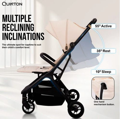 MOTHER'S DAY PROMO [ QUINTON ] ON THE GO STROLLER + 1 YEAR WARRANTY + FREE SILICONE BIB