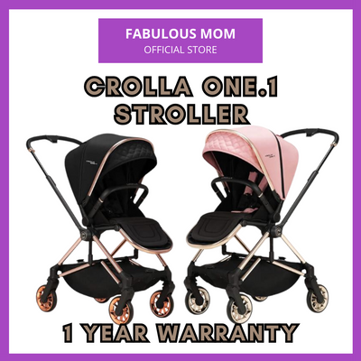 MOTHER'S DAY PROMO[CROLLA] ONE.1 TWO WAYS FACING STROLLER FROM NEWBORN TO 22KG + 1 YEAR WARRANTY + FREE STROLLER PAD & STROLLER HOOK