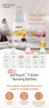 SofTouch Wide Neck T-Ester Feeding Baby Bottle Design Leaf DewDrop 200ml 300ml