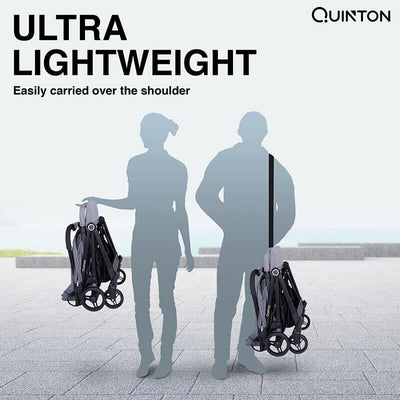 MOTHER'S DAY PROMO [ QUINTON ] LIGHT PLUS STROLLER + 1 YEAR WARRANTY + FREE SILICONE BIB