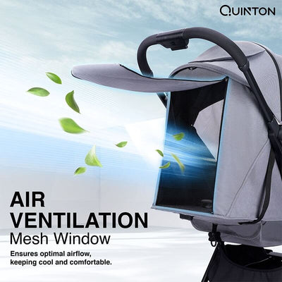 MOTHER'S DAY PROMO [ QUINTON ] LIGHT PLUS STROLLER + 1 YEAR WARRANTY + FREE SILICONE BIB