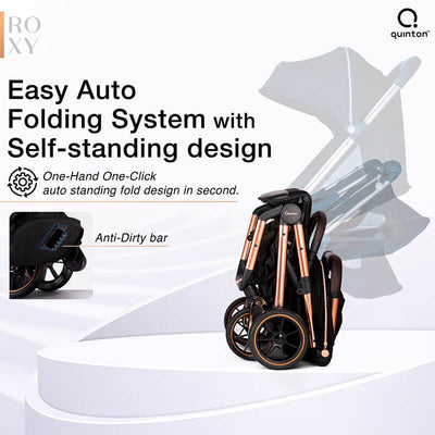 MOTHER'S DAY PROMO [ QUINTON ] ROXY STROLLER + 1 YEAR WARRANTY + FREE SILICONE BIB