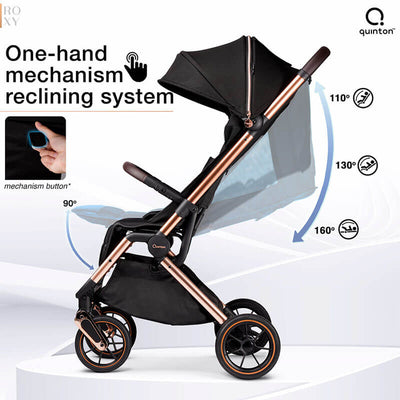 MOTHER'S DAY PROMO [ QUINTON ] ROXY STROLLER + 1 YEAR WARRANTY + FREE SILICONE BIB