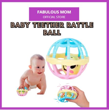 Baby Soft Rattle Toy/ Soothing Baby Teether Toys/ Bayi Permainan Lembut