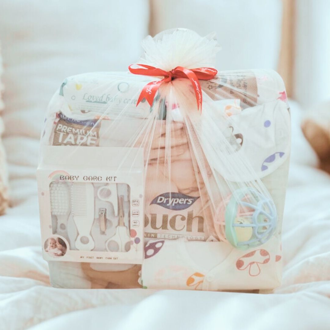 Newborn Baby Hamper Giftset Unisex Drypers 80pcs Mega Pack