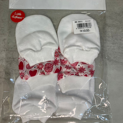 LITTLE HIGHNESS BABY MITTENS SET 3 PAIRS