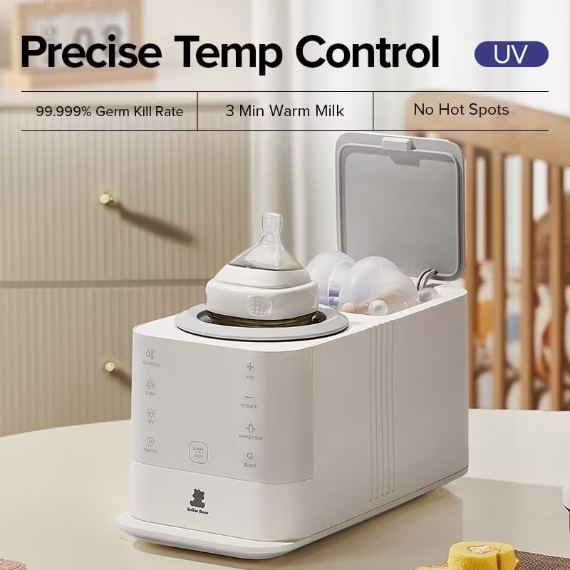 SnowBear 5-In-1 Milk Shaker, Bottle Warmer & Steriliser