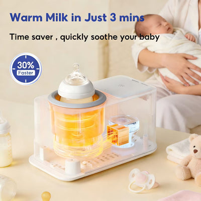 SnowBear 5-In-1 Milk Shaker, Bottle Warmer & Steriliser