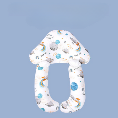 Anti Flat Cotton Baby Head Shaping Pillow with Bolsters