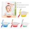 Baby Feeding Utensils Training Bowl Silicone Stainless Steel