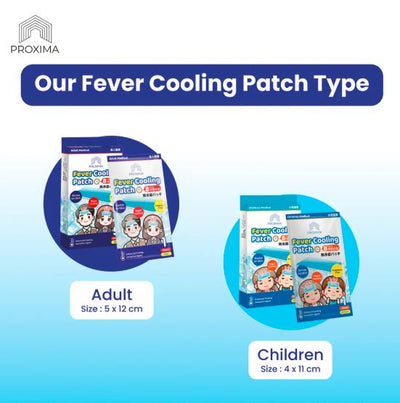 [PROXIMA] FEVER COOLING PATCH ( CHILDREN/ADULT )-Instant Cool Goodbye Fever