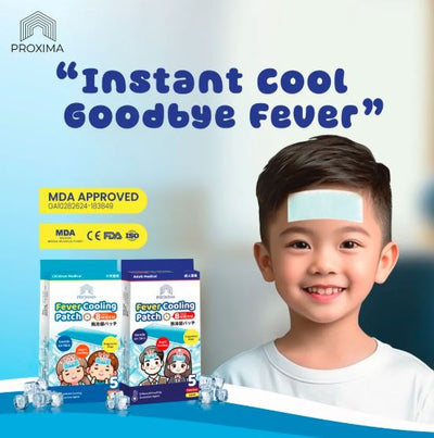 [PROXIMA] FEVER COOLING PATCH ( CHILDREN/ADULT )-Instant Cool Goodbye Fever