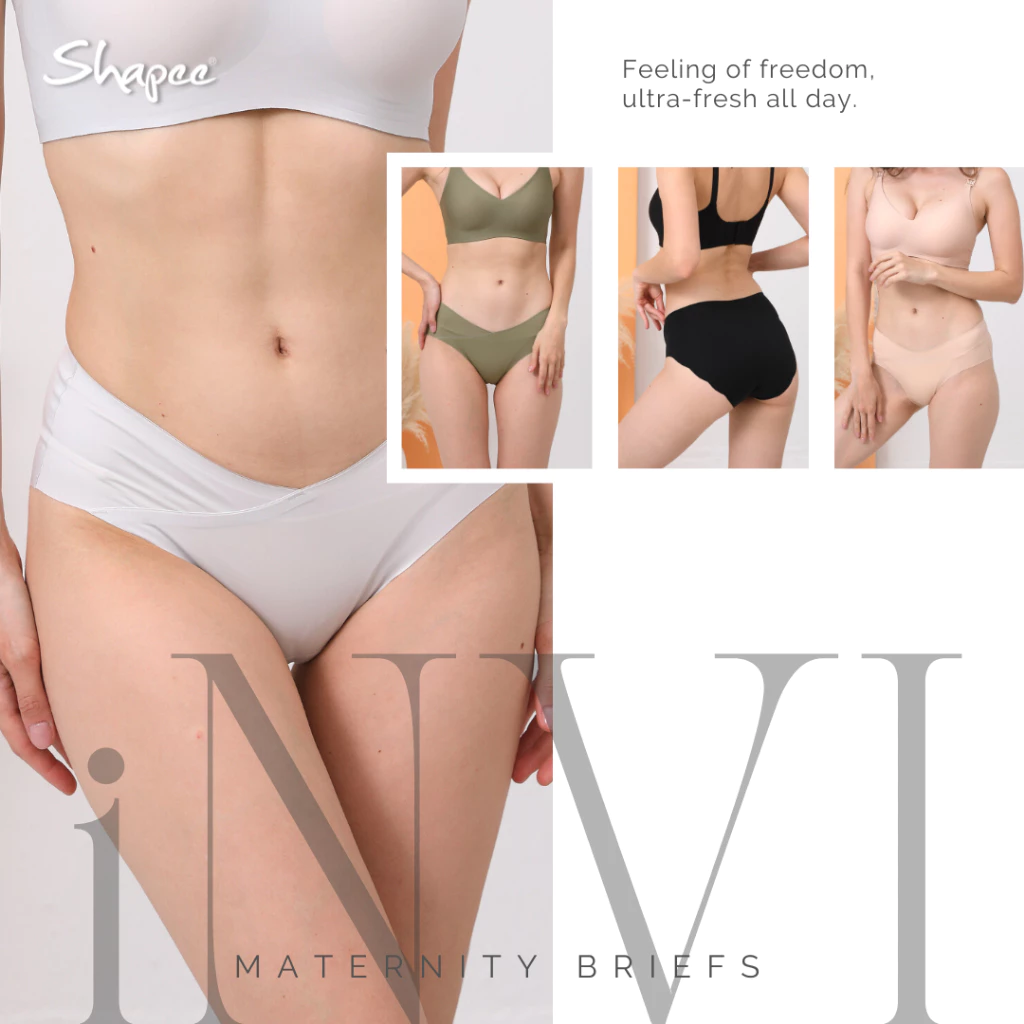 10% OFF MOTHER'S DAY PROMO [SHAPEE] iNVI Maternity Brief Comfy Panty Cotton