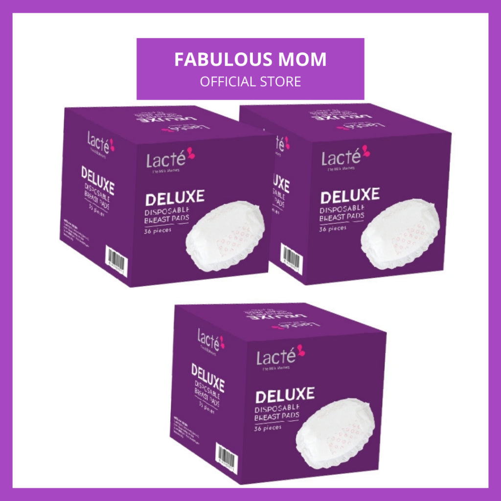 Lacte Deluxe Disposable Breast Pad 36's