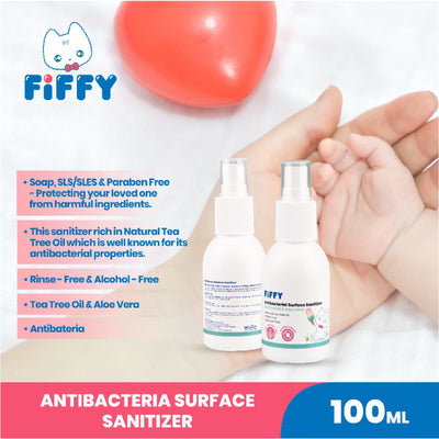 [FIFFY] Baby Travel Size Toiletries Set SuperFruit Sanitizer Head To Toe Wash Gift Set