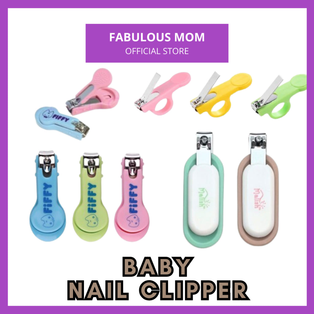 [FIFFY/MALISH] Baby Nail Clipper Kids Easy Nail Clipping Baby Care Manicure Pedicure Nail Cutter
