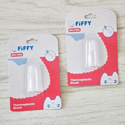 [MIMIJUMI/FIFFY] Soft Silicone Baby Finger Toothbrush With Case