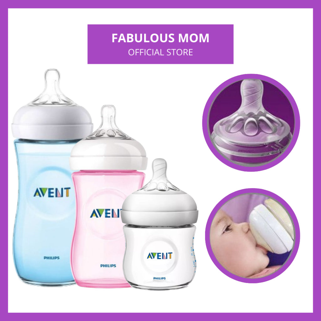 [PHILIPS] Avent Natural Response PP Bottle Twin Pack 40z/125ml 9oz/260ml BPA FREE