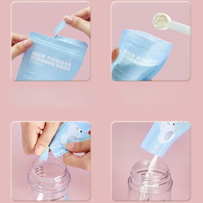 Baby Milk Powder Food Container Portable Travel Storage Bag