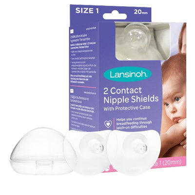 [MALISH/LACTE/LANSINOH] Silicone Nipple Protector Shield BPA FREE 1 Pair