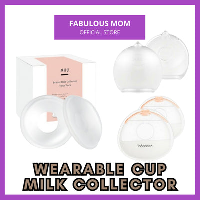 [BOBODUCK/MALISH] Wearable Milk Collector Silicone Cup BreastMilk Handsfree Portable