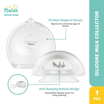 [BOBODUCK/MALISH] Wearable Milk Collector Silicone Cup BreastMilk Handsfree Portable