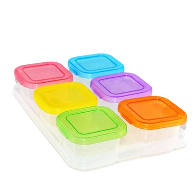 Baby Food & Breast Milk Storage Container Box Freezer Tray With Cover