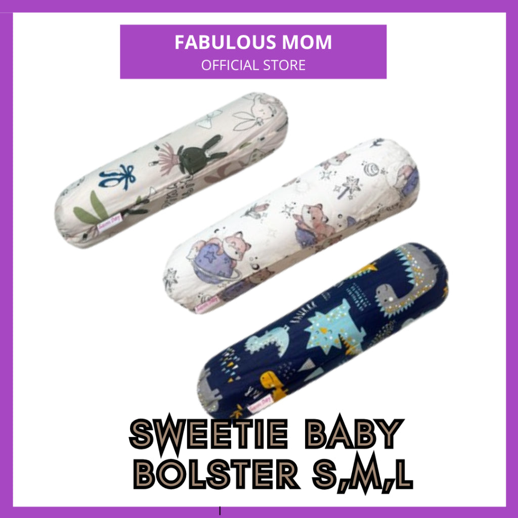[SWEETIE BABY] Premium Bolsters Saiz Besar Kecil Newborn Bolster S,M,L Bantal Peluk Bayi High Quality