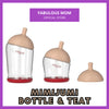 [MIMIJUMI] Baby Feeding Bottle Nipple Shape Teat Mimick Mom Puting Ibu