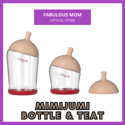 [MIMIJUMI] Baby Feeding Bottle Nipple Shape Teat Mimick Mom Puting Ibu