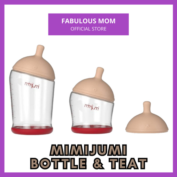 [MIMIJUMI] Baby Feeding Bottle Nipple Shape Teat Mimick Mom