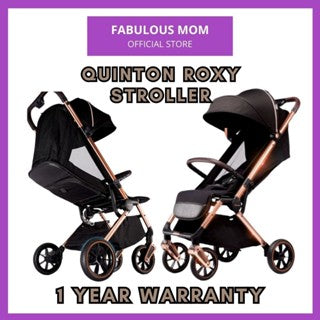 MOTHER'S DAY PROMO [ QUINTON ] ROXY STROLLER + 1 YEAR WARRANTY + FREE SILICONE BIB