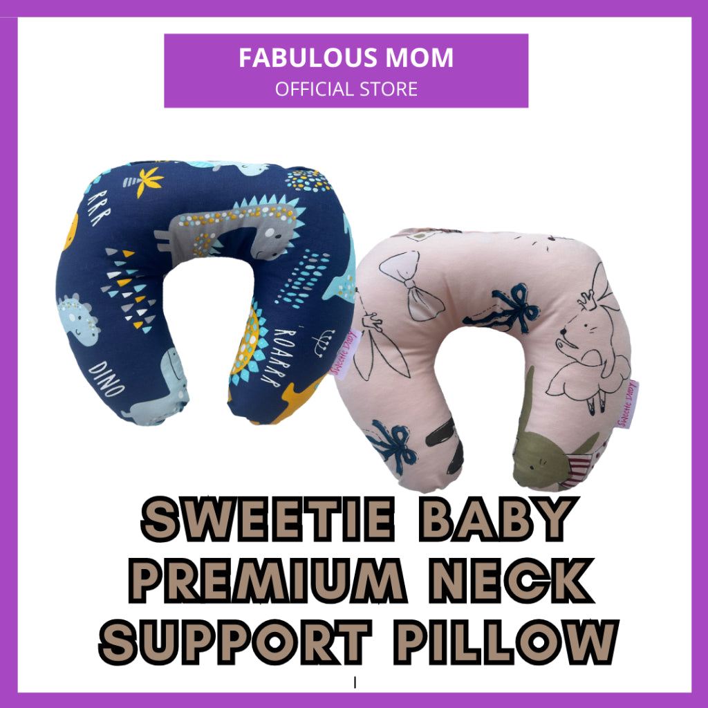 [SWEETIE BABY] Baby Premium Neck Support Pillow Soft Plush U-Shape Soft and Comfortable