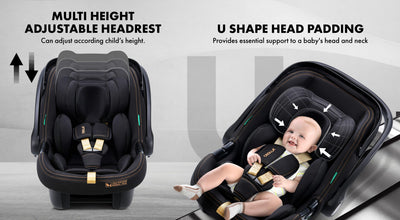 [CROLLA] EZZY i-SIZE BABY CARRIER SEAT FROM NEWBORN TO 83CM + 1 YEAR WARRANTY
