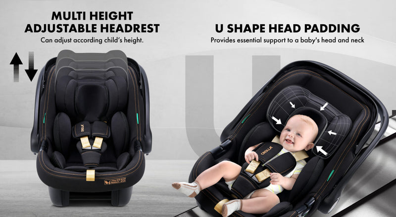 [CROLLA] EZZY i-SIZE BABY CARRIER SEAT FROM NEWBORN TO 83CM + 1 YEAR WARRANTY
