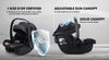 [CROLLA] EZZY i-SIZE BABY CARRIER SEAT FROM NEWBORN TO 83CM + 1 YEAR WARRANTY