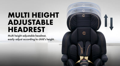 [CROLLA] MAX SHINE GOLD BOOSTER SEAT FROM 1 YEAR TO 12 YEARS + 3 YEARS WARRANTY