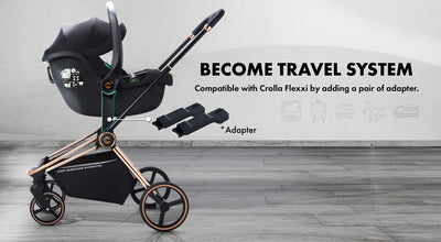 [CROLLA] EZZY i-SIZE BABY CARRIER SEAT FROM NEWBORN TO 83CM + 1 YEAR WARRANTY