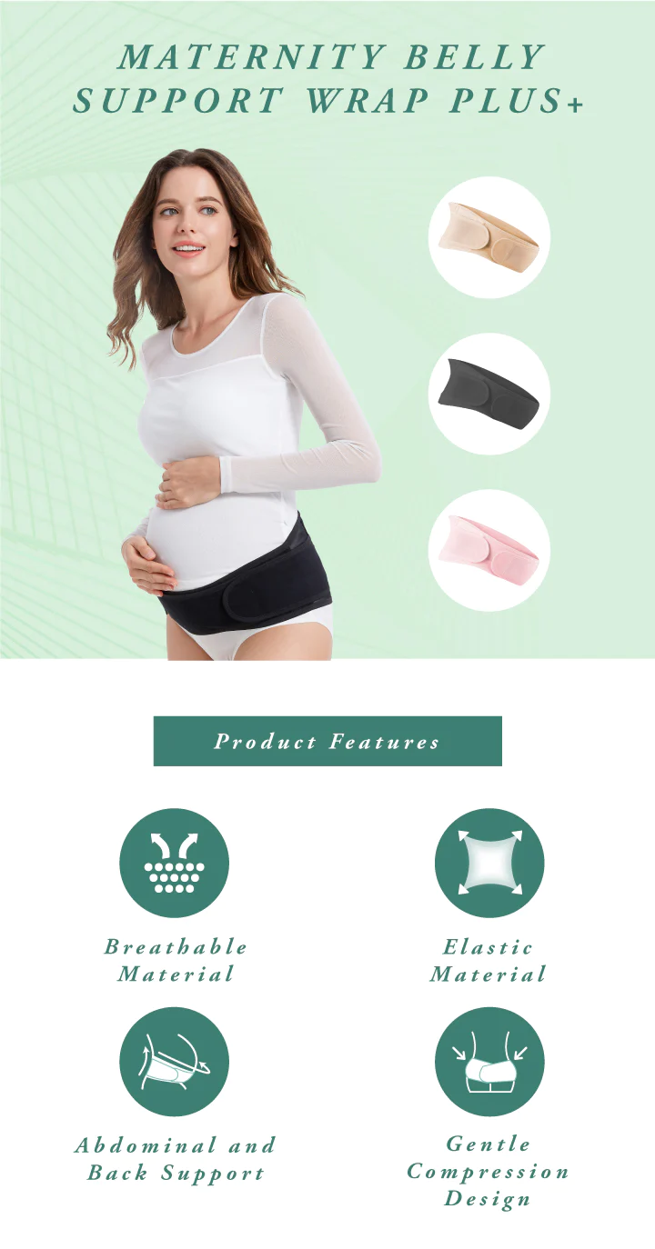 Shapee Maternity Belly Support Wrap Plus+ Free Size - Fabulous Mom