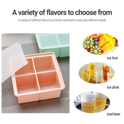 Silicone Ice Cube Tray DIY 6/8 Grids