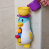 Baby Bath Toy With Rotatable Penguin Waterwheel