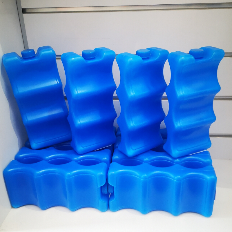 Lotfancy 2 Pack Ice Packs for Coolers, Breastmilk Bottle Storage, Contoured Freezer Pack, Blue