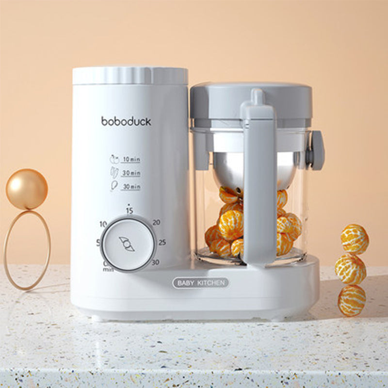 Boboduck 4-in-1 Baby Food Processor, Blender, Steamer Multifunctional Processor + FREE GIFT FM RM15 CASH VOUCHER