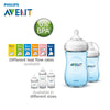 Philips Avent Natural 2.0 Baby Bottle 9oz / 260ml - Blue [Twin Pack]