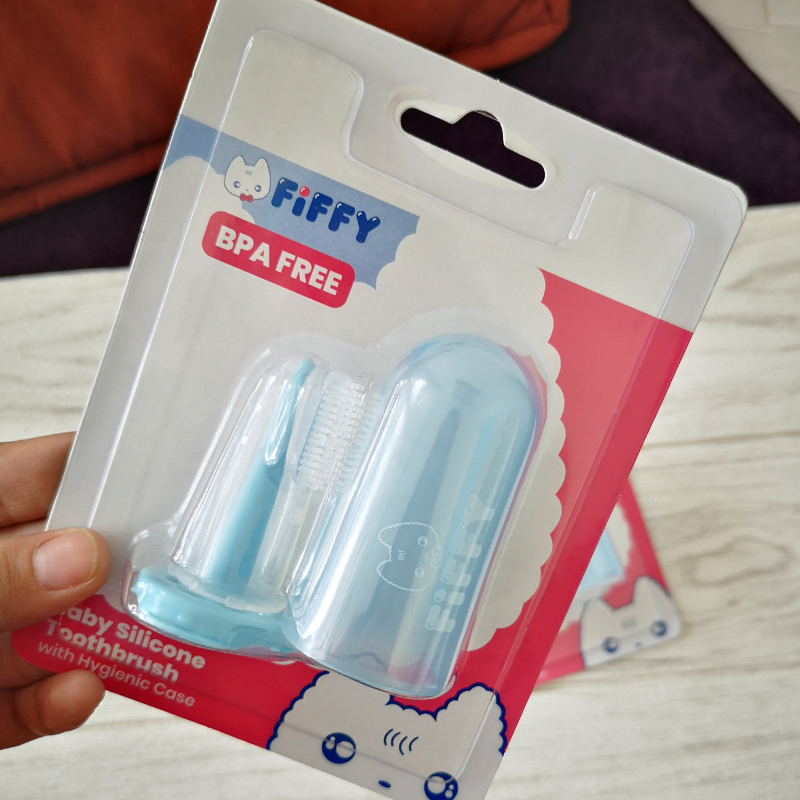 Fiffy Baby Silicone Toothbrush wih Hygienic Case