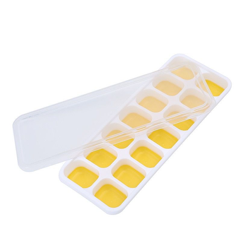 Hoolerry 4 Pcs Silicone Baby Food Freezer Tray with Clip on Lid Baby Food  Storage Containers Milk Trays for Breastmilk Silicone Ice Cube Trays for