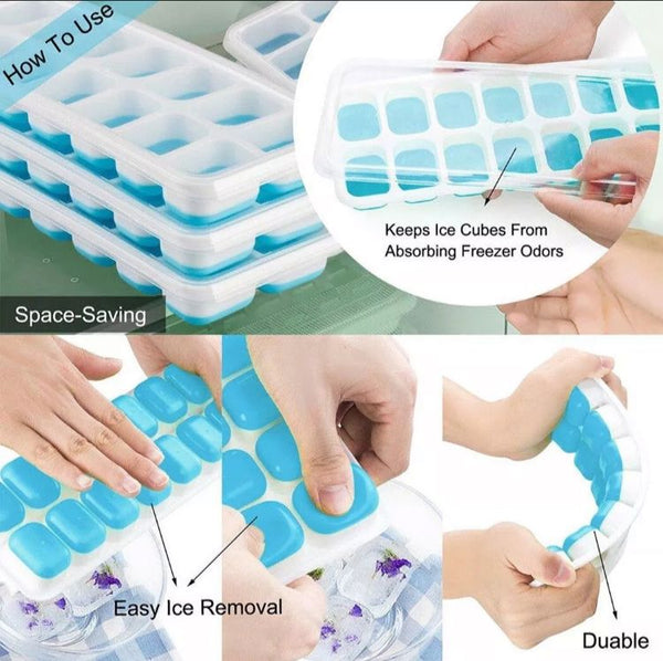  2 Pieces Breastmilk Storage Container Baby Food Milk Silicone Freezer  Trays with Lid Breastmilk Freezer Tray Organizer Ice Trays Silicone  Breastmilk Storage Bag Tray 10-1 oz Bars (Gray) : Baby