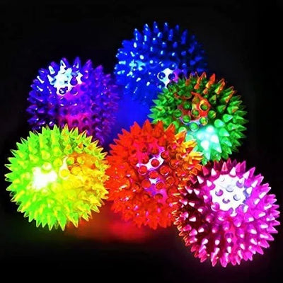 Stages Sensory Builder Light Up LED Spiky Bouncy Ball